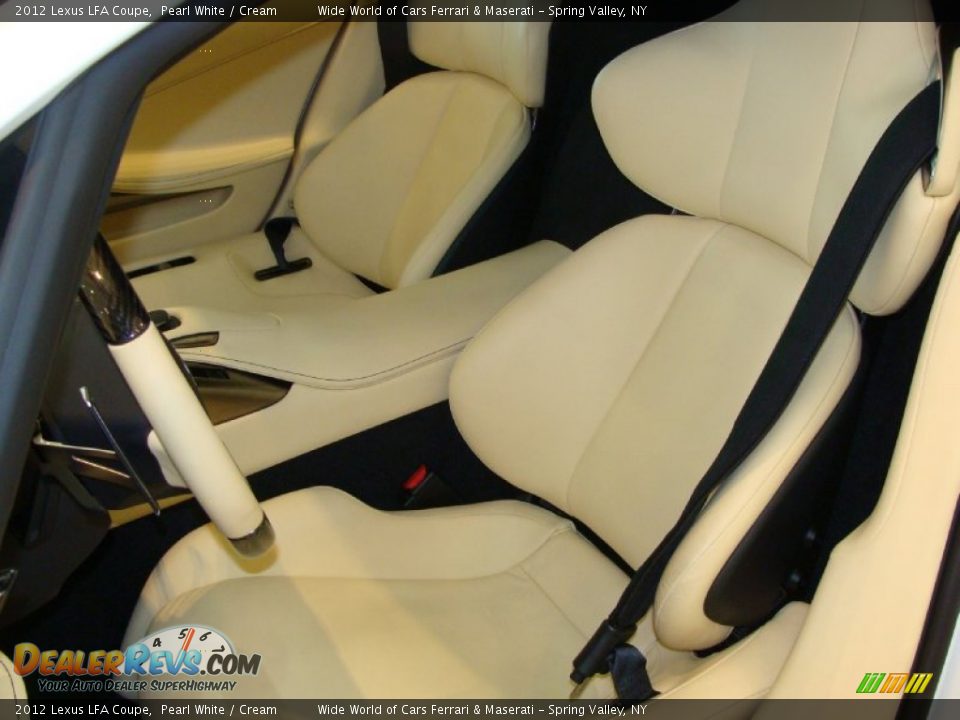 Cream Interior - 2012 Lexus LFA Coupe Photo #20