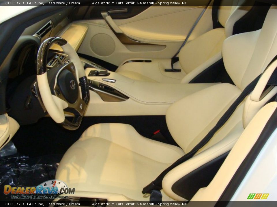 Cream Interior - 2012 Lexus LFA Coupe Photo #21