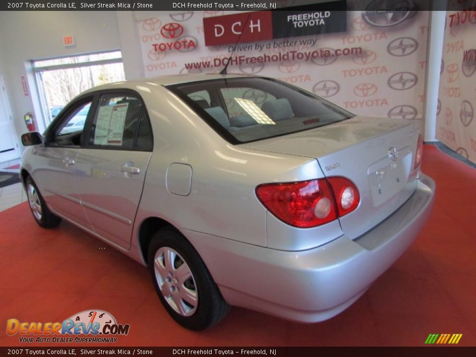 2007 Toyota Corolla LE Silver Streak Mica / Stone Photo #6