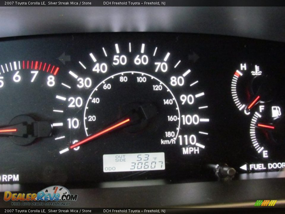 2007 Toyota Corolla LE Silver Streak Mica / Stone Photo #19