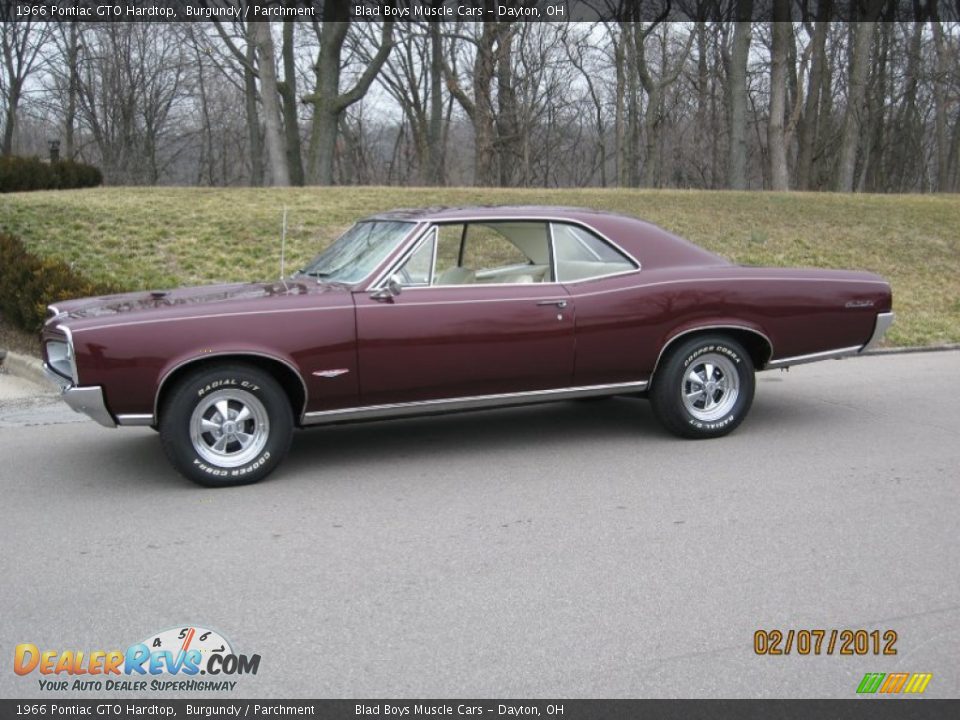 Burgundy 1966 Pontiac GTO Hardtop Photo #7