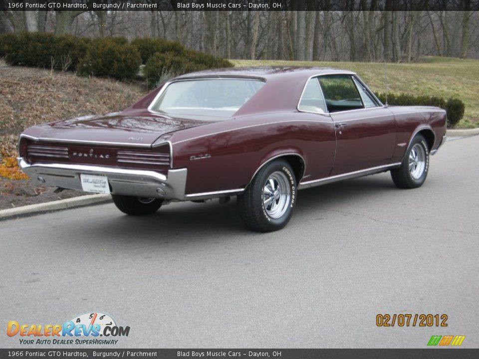 Burgundy 1966 Pontiac GTO Hardtop Photo #9