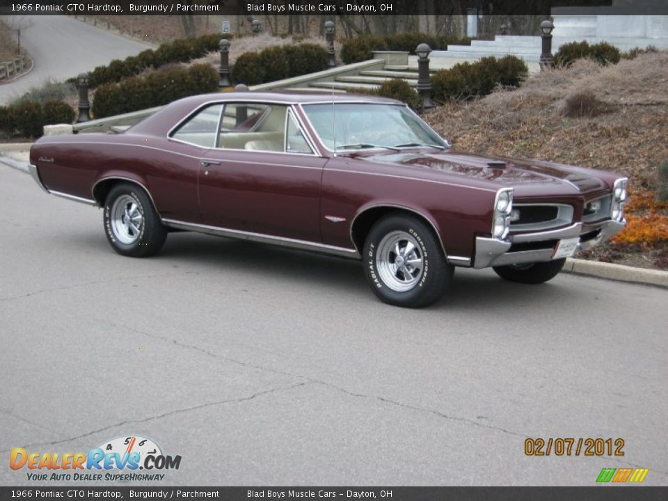 Burgundy 1966 Pontiac GTO Hardtop Photo #12
