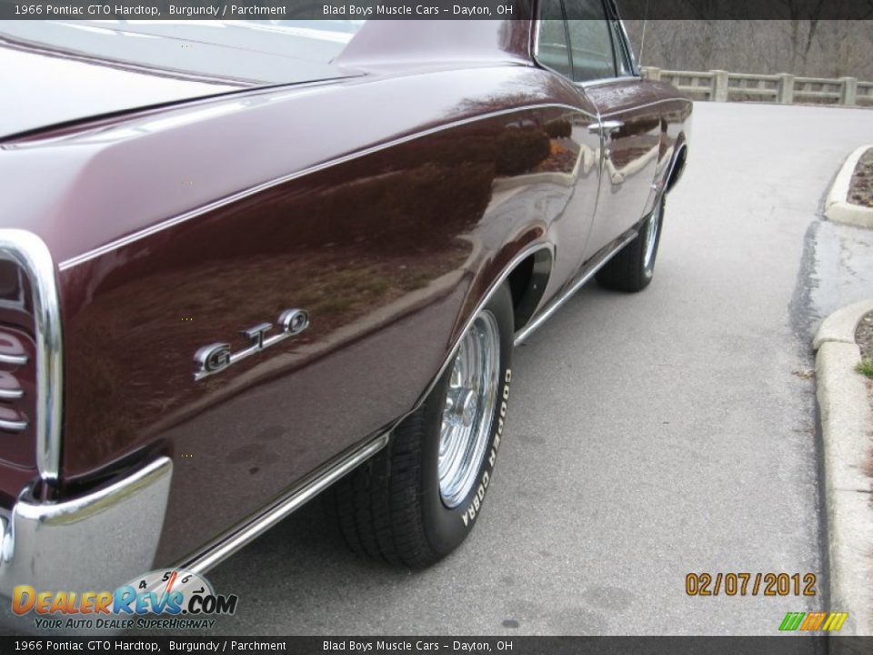 1966 Pontiac GTO Hardtop Burgundy / Parchment Photo #16