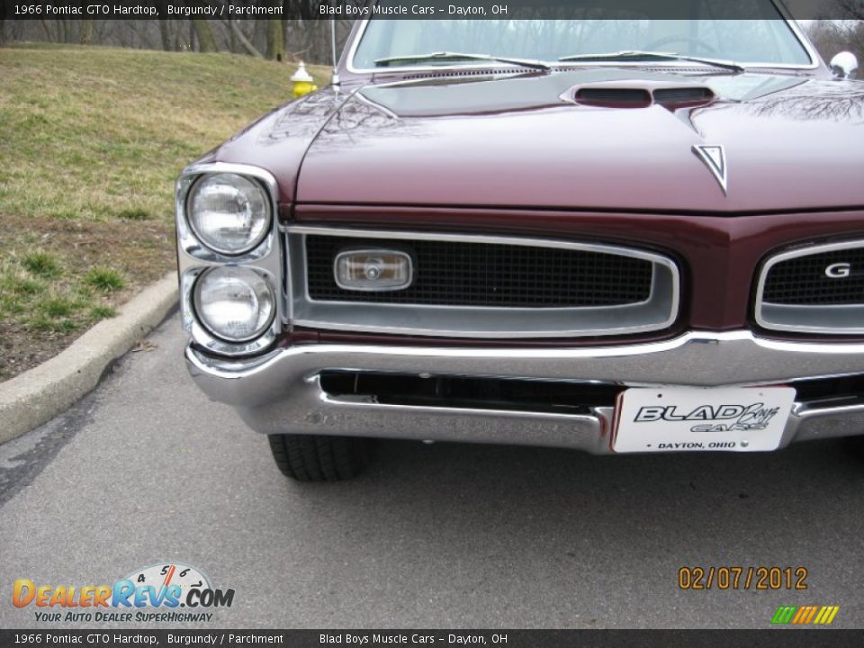 1966 Pontiac GTO Hardtop Burgundy / Parchment Photo #21