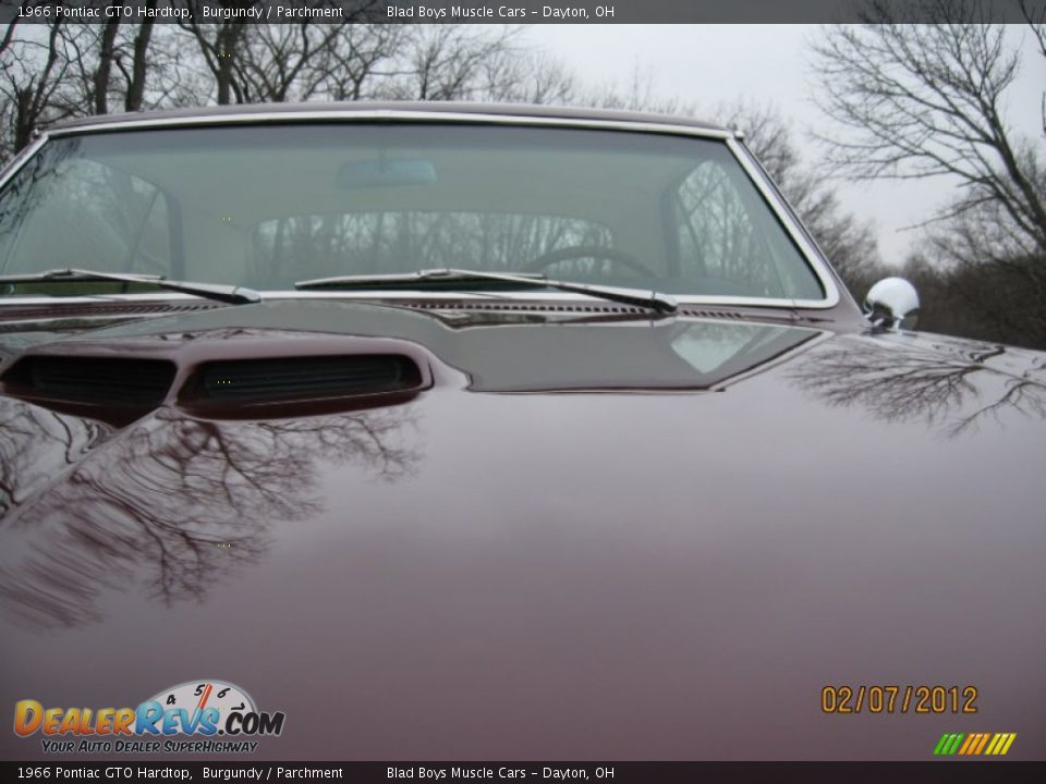 1966 Pontiac GTO Hardtop Burgundy / Parchment Photo #22