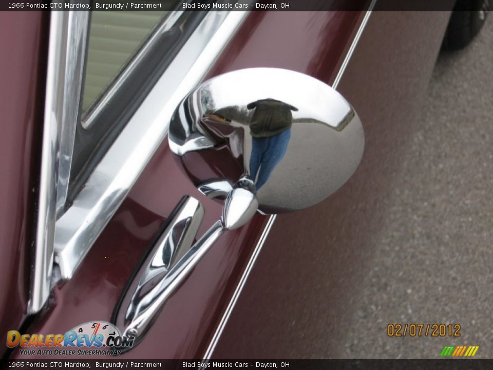 1966 Pontiac GTO Hardtop Burgundy / Parchment Photo #25