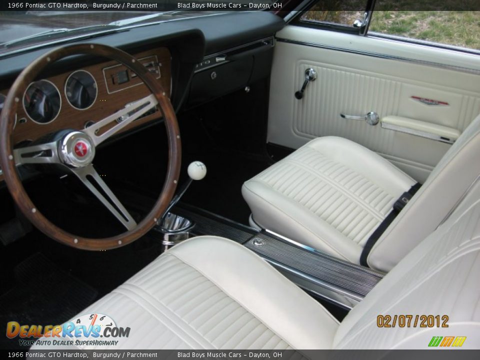 Parchment Interior - 1966 Pontiac GTO Hardtop Photo #27