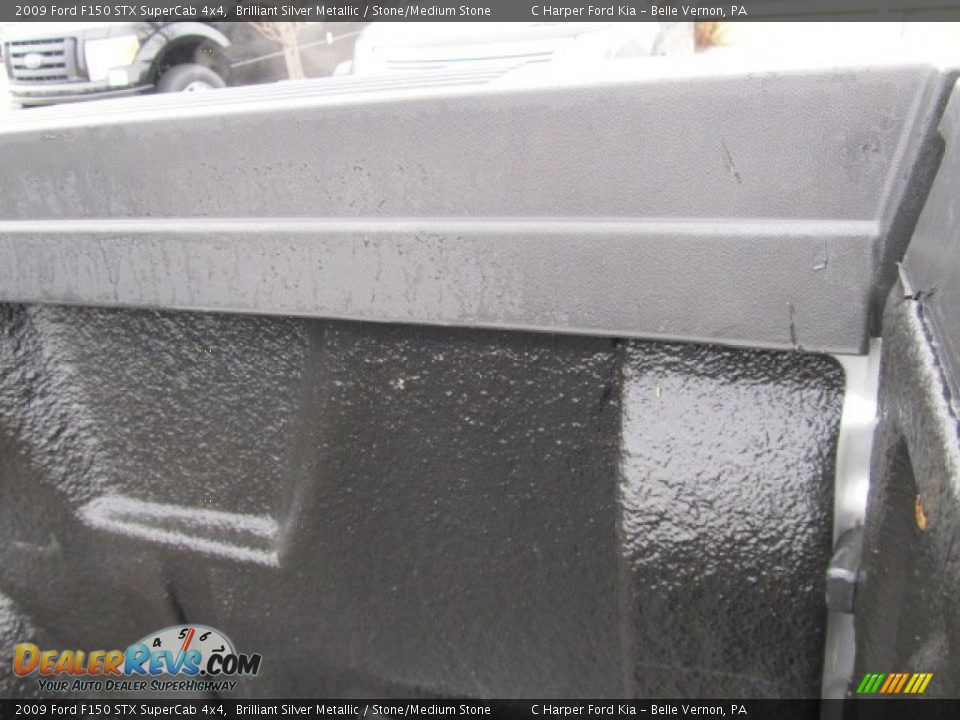 2009 Ford F150 STX SuperCab 4x4 Brilliant Silver Metallic / Stone/Medium Stone Photo #11