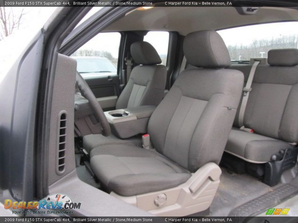 Stone/Medium Stone Interior - 2009 Ford F150 STX SuperCab 4x4 Photo #14