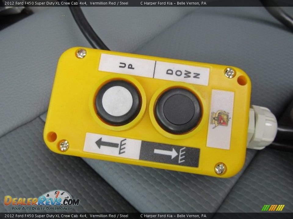 2012 Ford F450 Super Duty XL Crew Cab 4x4 Vermillion Red / Steel Photo #18