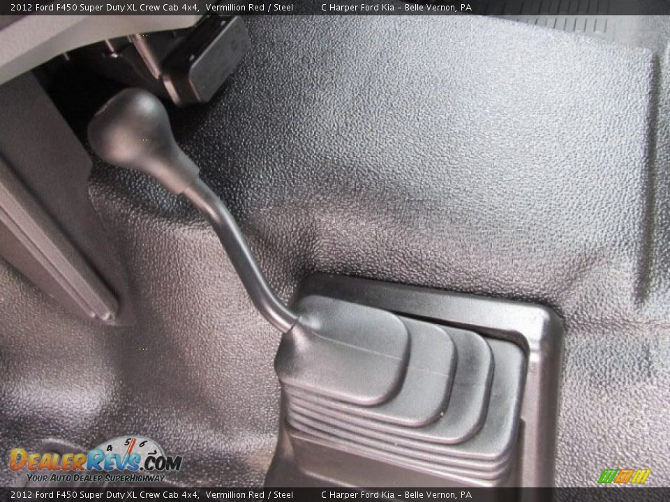 2012 Ford F450 Super Duty XL Crew Cab 4x4 Vermillion Red / Steel Photo #19