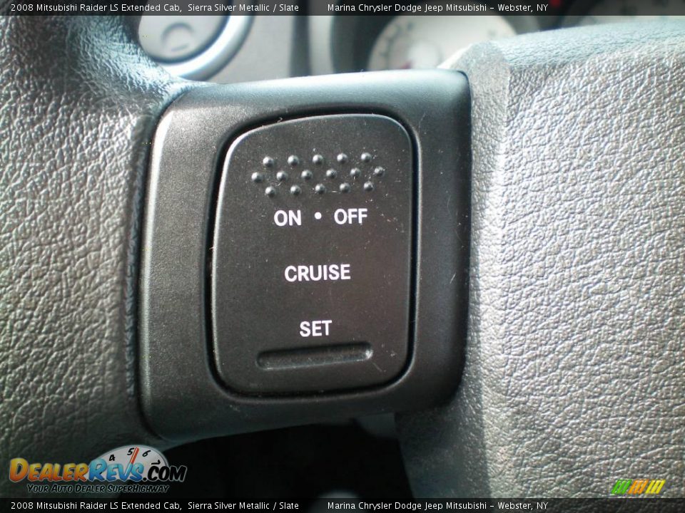 2008 Mitsubishi Raider LS Extended Cab Sierra Silver Metallic / Slate Photo #3