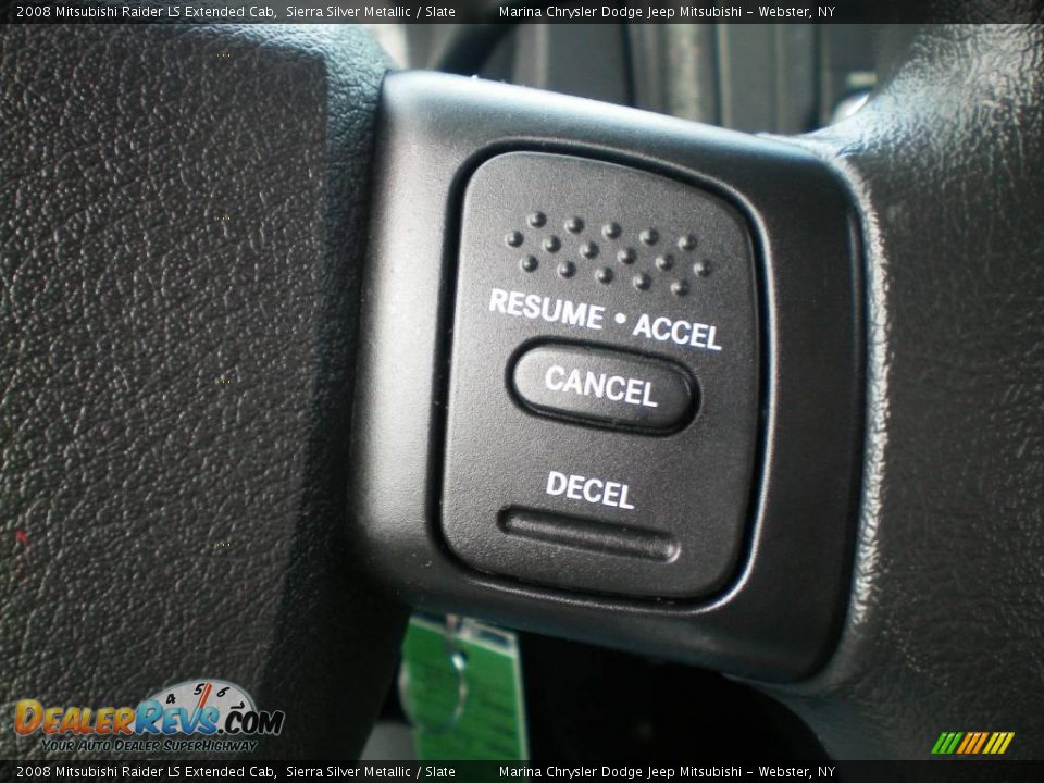 2008 Mitsubishi Raider LS Extended Cab Sierra Silver Metallic / Slate Photo #4