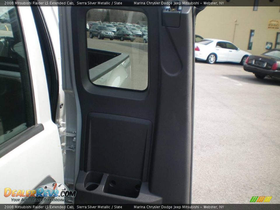 2008 Mitsubishi Raider LS Extended Cab Sierra Silver Metallic / Slate Photo #20