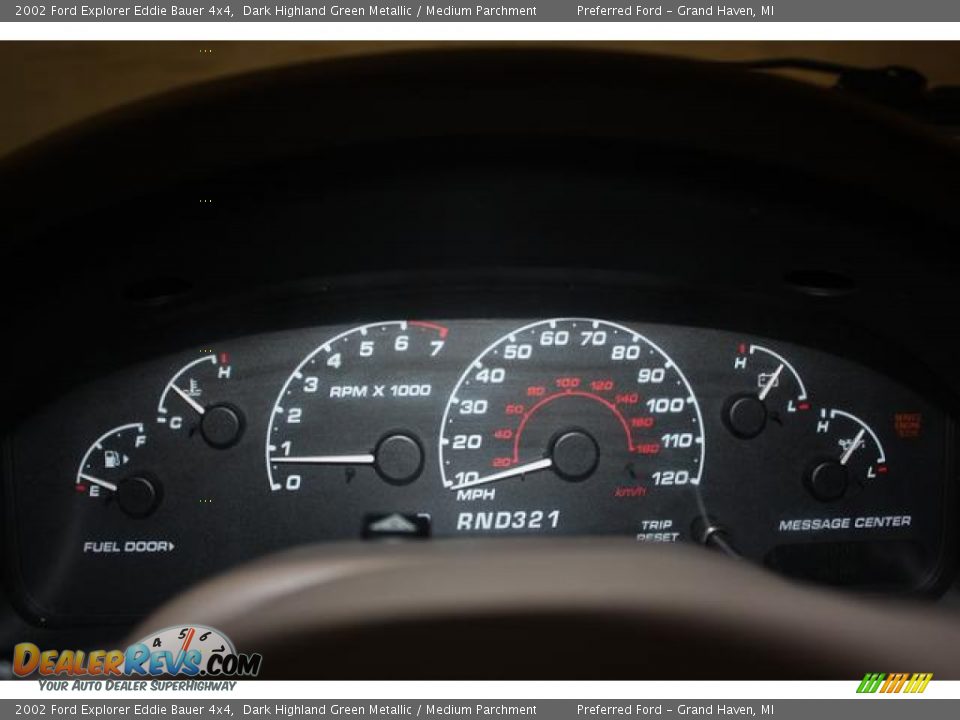 2002 Ford Explorer Eddie Bauer 4x4 Dark Highland Green Metallic / Medium Parchment Photo #3