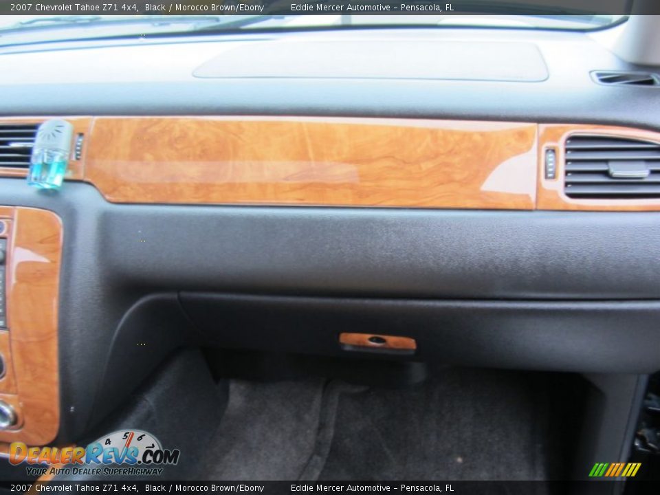 2007 Chevrolet Tahoe Z71 4x4 Black / Morocco Brown/Ebony Photo #23