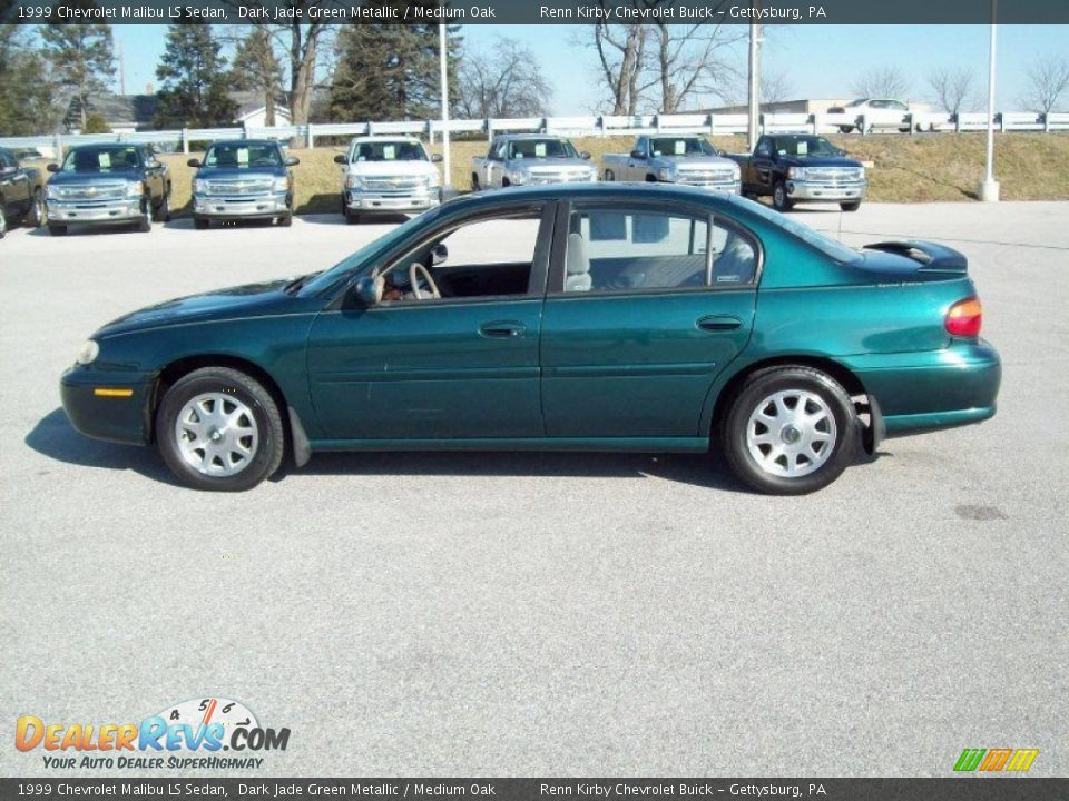 Dark Jade Green Metallic 1999 Chevrolet Malibu LS Sedan Photo #12