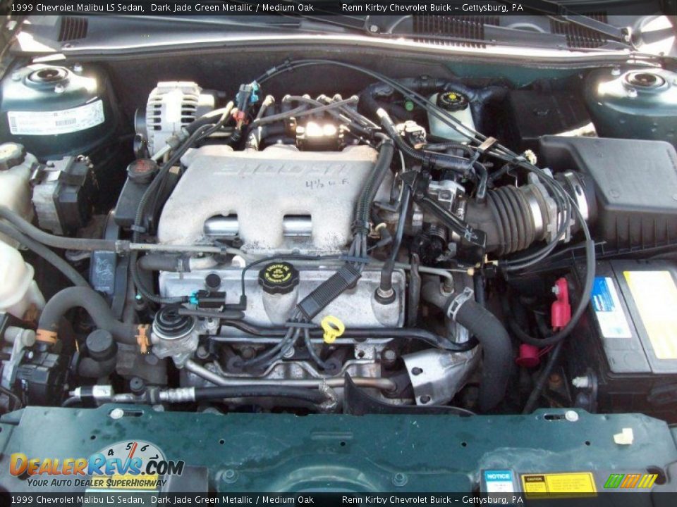 1999 Chevrolet Malibu LS Sedan 3.1 Liter OHV 12-Valve V6 Engine Photo