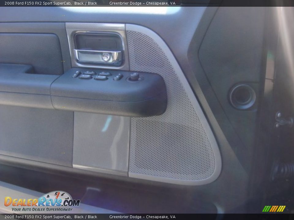 2008 Ford F150 FX2 Sport SuperCab Black / Black Photo #15