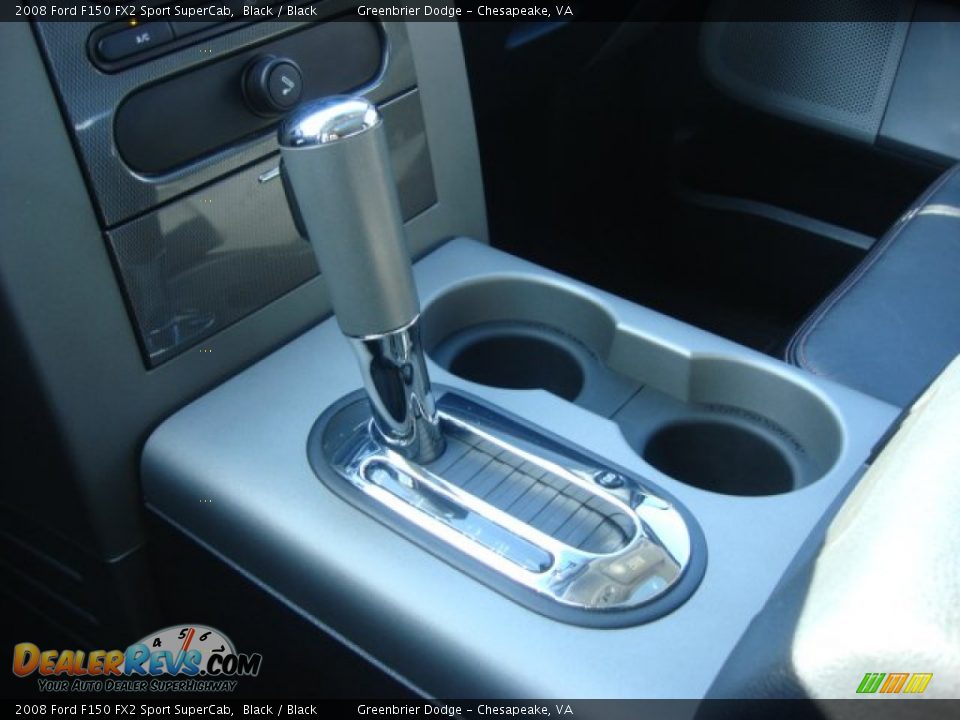 2008 Ford F150 FX2 Sport SuperCab Black / Black Photo #20