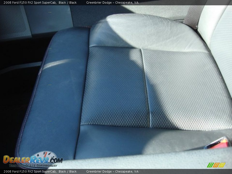 2008 Ford F150 FX2 Sport SuperCab Black / Black Photo #22