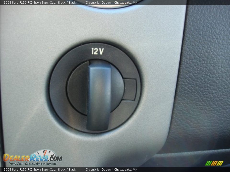2008 Ford F150 FX2 Sport SuperCab Black / Black Photo #23