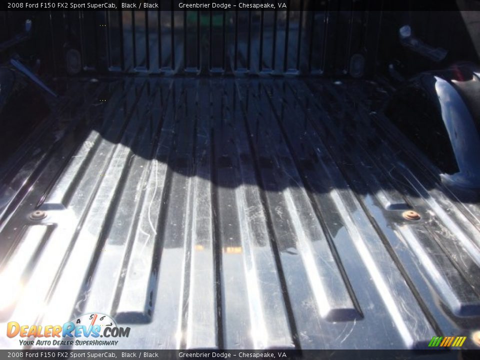 2008 Ford F150 FX2 Sport SuperCab Black / Black Photo #30
