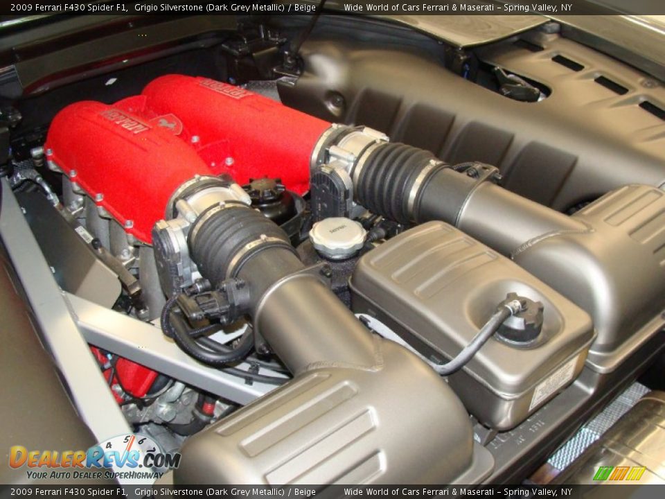 2009 Ferrari F430 Spider F1 4.3 Liter DOHC 32-Valve VVT V8 Engine Photo #11
