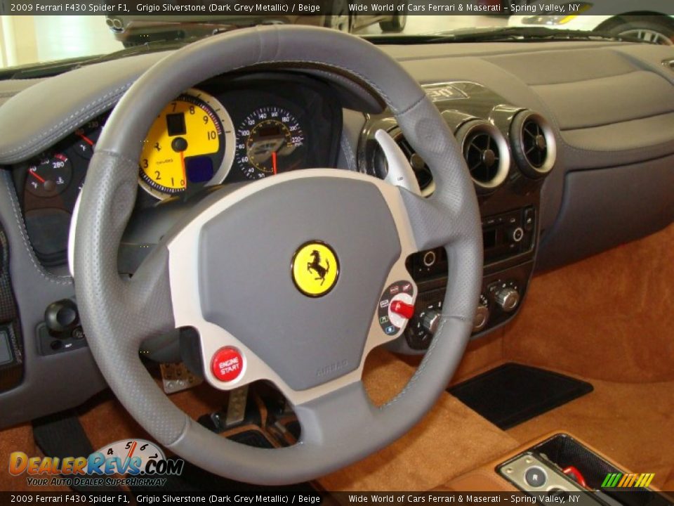 2009 Ferrari F430 Spider F1 Steering Wheel Photo #19