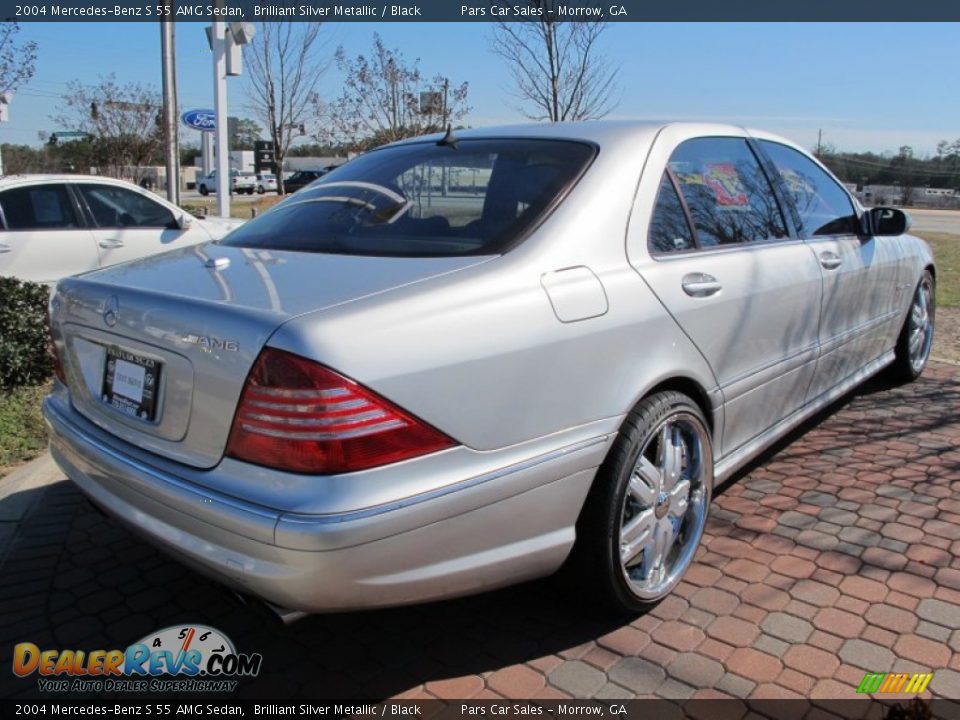 2004 Mercedes-Benz S 55 AMG Sedan Brilliant Silver Metallic / Black Photo #3