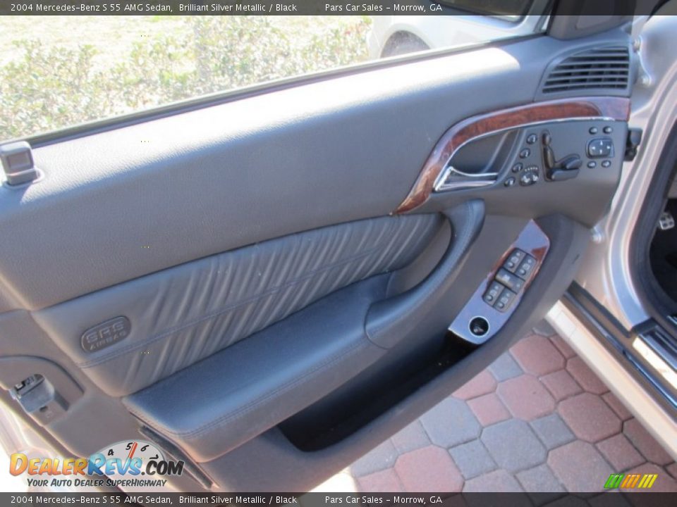 2004 Mercedes-Benz S 55 AMG Sedan Brilliant Silver Metallic / Black Photo #8