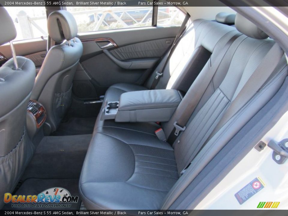 2004 Mercedes-Benz S 55 AMG Sedan Brilliant Silver Metallic / Black Photo #9