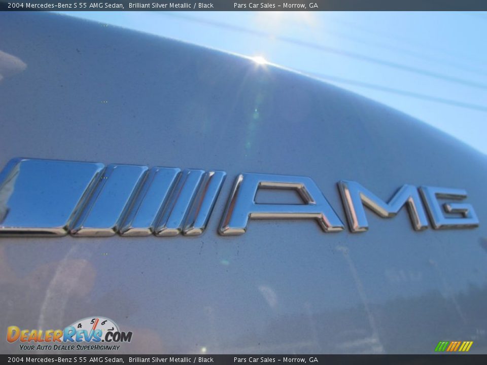 2004 Mercedes-Benz S 55 AMG Sedan Brilliant Silver Metallic / Black Photo #10