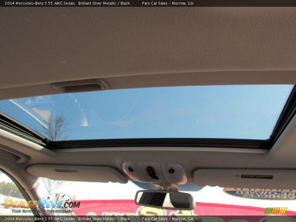 2004 Mercedes-Benz S 55 AMG Sedan Brilliant Silver Metallic / Black Photo #15