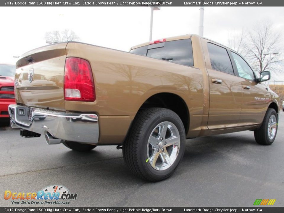 2012 Dodge Ram 1500 Big Horn Crew Cab Saddle Brown Pearl / Light Pebble Beige/Bark Brown Photo #3