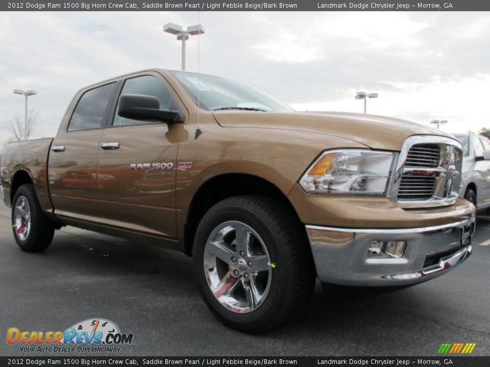 Front 3/4 View of 2012 Dodge Ram 1500 Big Horn Crew Cab Photo #4