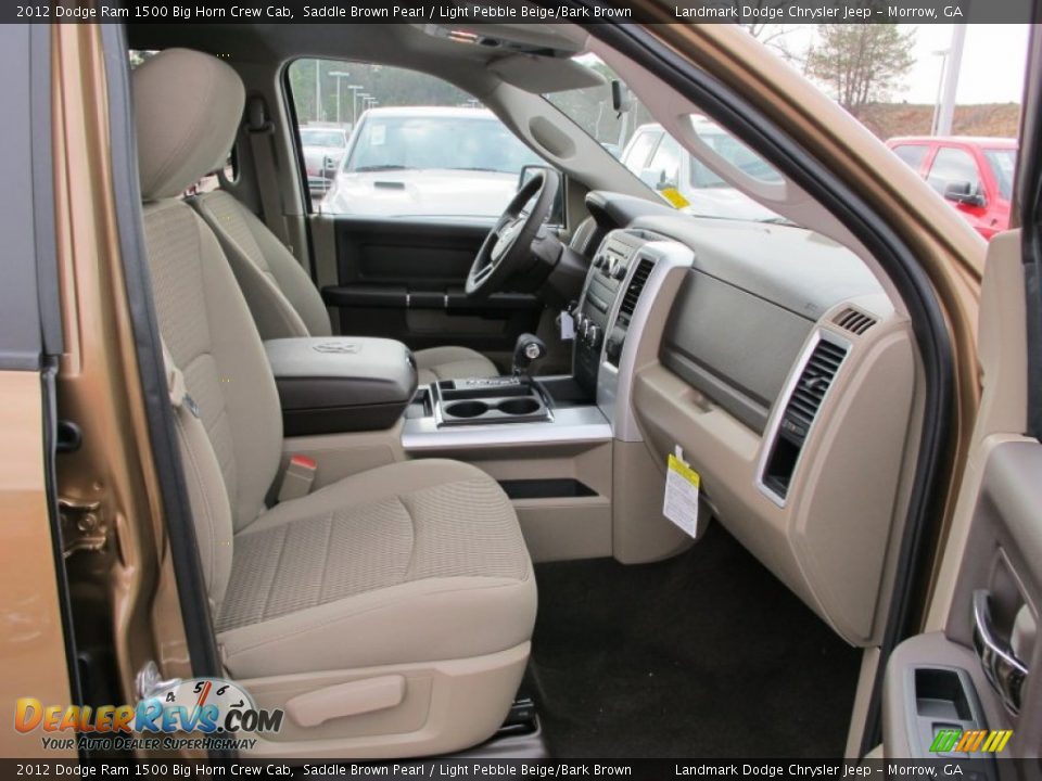 2012 Dodge Ram 1500 Big Horn Crew Cab Saddle Brown Pearl / Light Pebble Beige/Bark Brown Photo #9