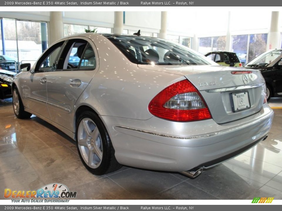 2009 Mercedes-Benz E 350 4Matic Sedan Iridium Silver Metallic / Black Photo #3
