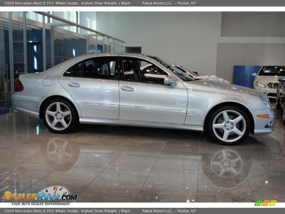 2009 Mercedes-Benz E 350 4Matic Sedan Iridium Silver Metallic / Black Photo #5
