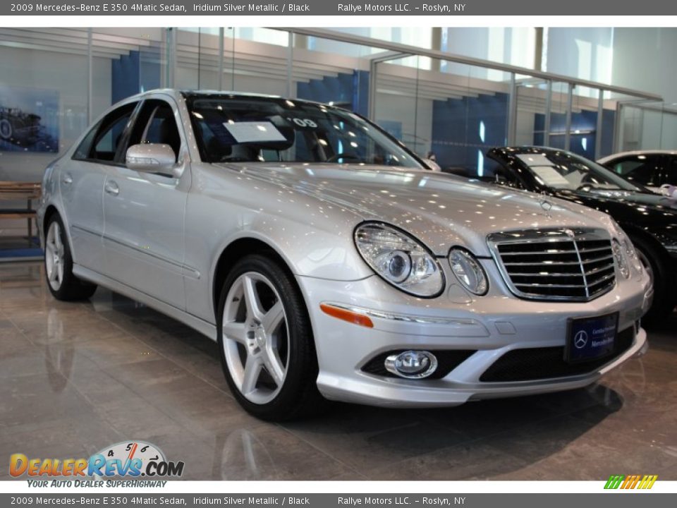 2009 Mercedes-Benz E 350 4Matic Sedan Iridium Silver Metallic / Black Photo #6