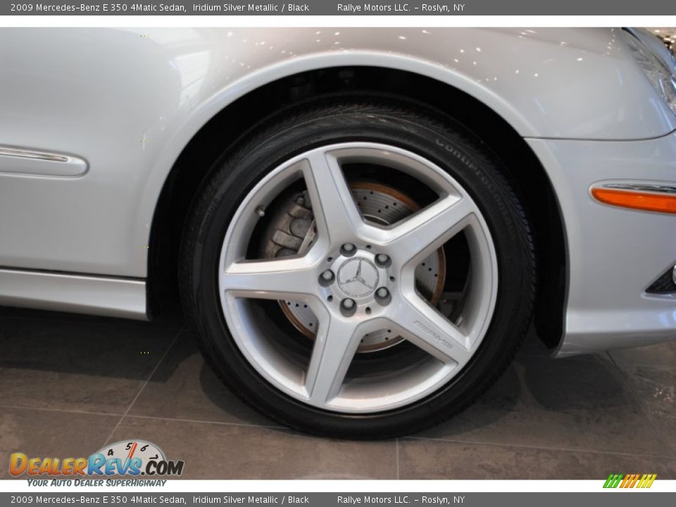 2009 Mercedes-Benz E 350 4Matic Sedan Iridium Silver Metallic / Black Photo #7