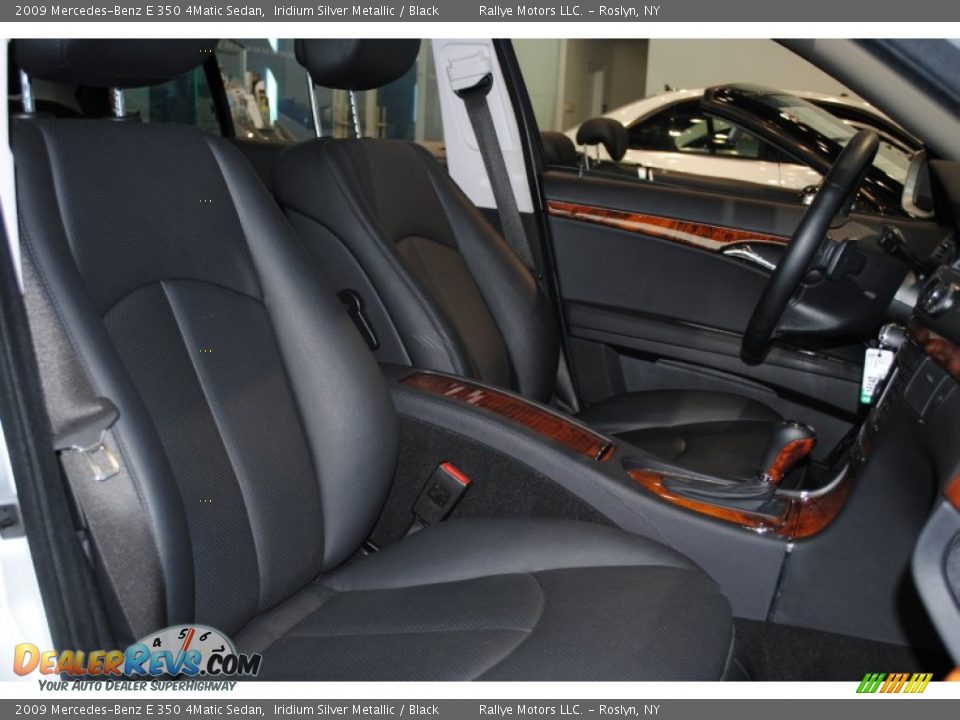 2009 Mercedes-Benz E 350 4Matic Sedan Iridium Silver Metallic / Black Photo #9