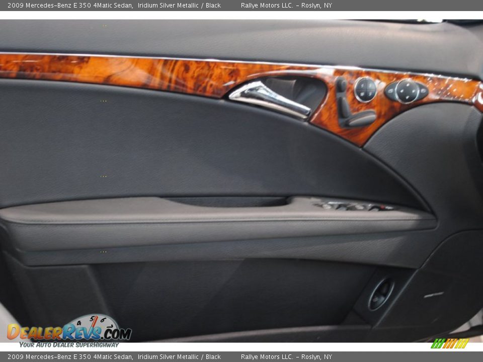 2009 Mercedes-Benz E 350 4Matic Sedan Iridium Silver Metallic / Black Photo #10
