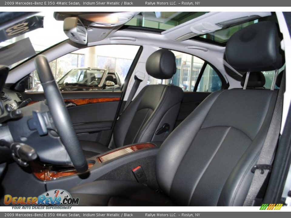2009 Mercedes-Benz E 350 4Matic Sedan Iridium Silver Metallic / Black Photo #11