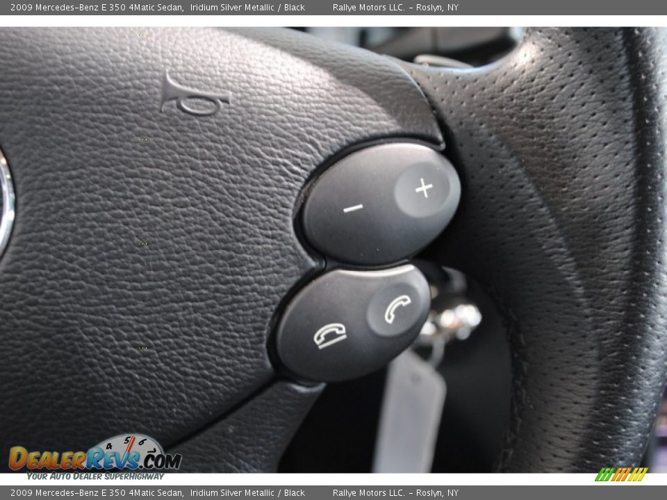 2009 Mercedes-Benz E 350 4Matic Sedan Iridium Silver Metallic / Black Photo #12