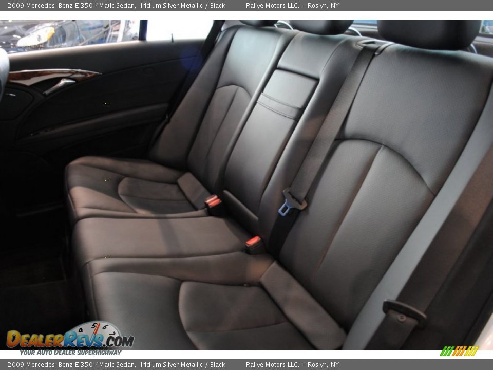 2009 Mercedes-Benz E 350 4Matic Sedan Iridium Silver Metallic / Black Photo #14