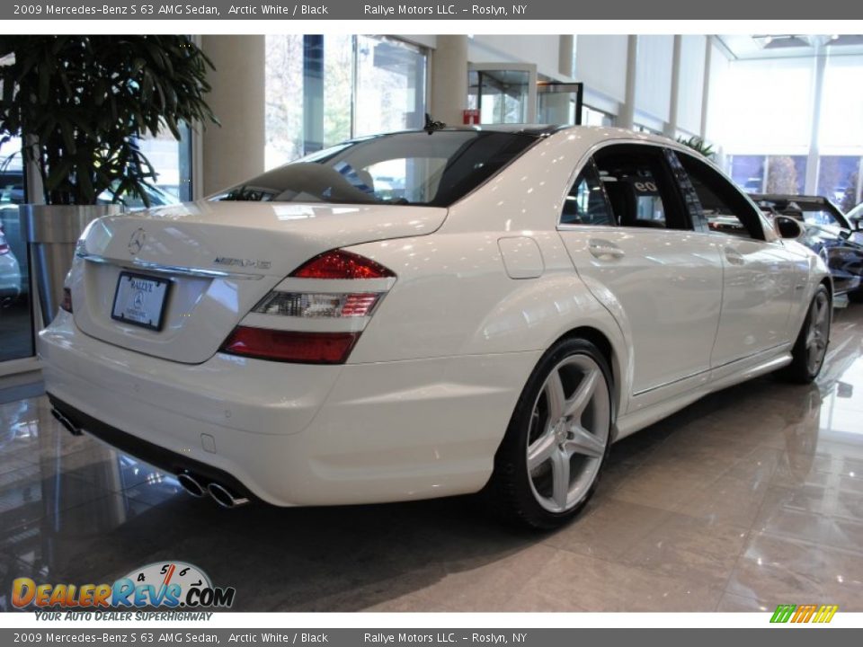 2009 Mercedes-Benz S 63 AMG Sedan Arctic White / Black Photo #5