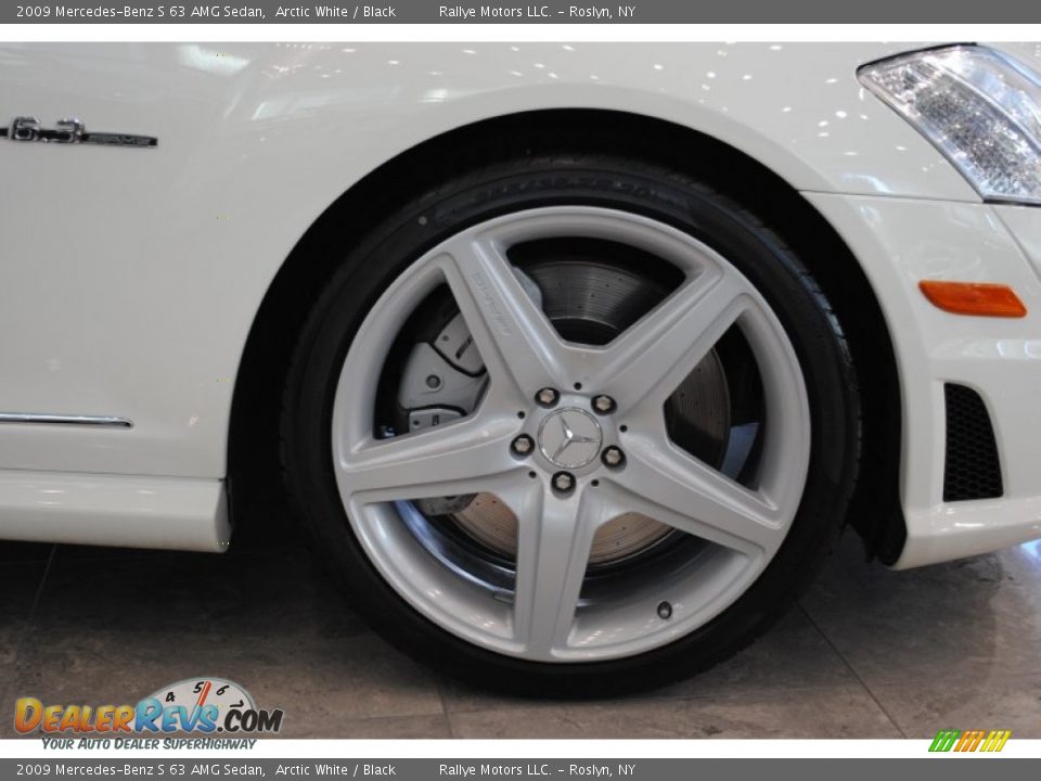 2009 Mercedes-Benz S 63 AMG Sedan Arctic White / Black Photo #7