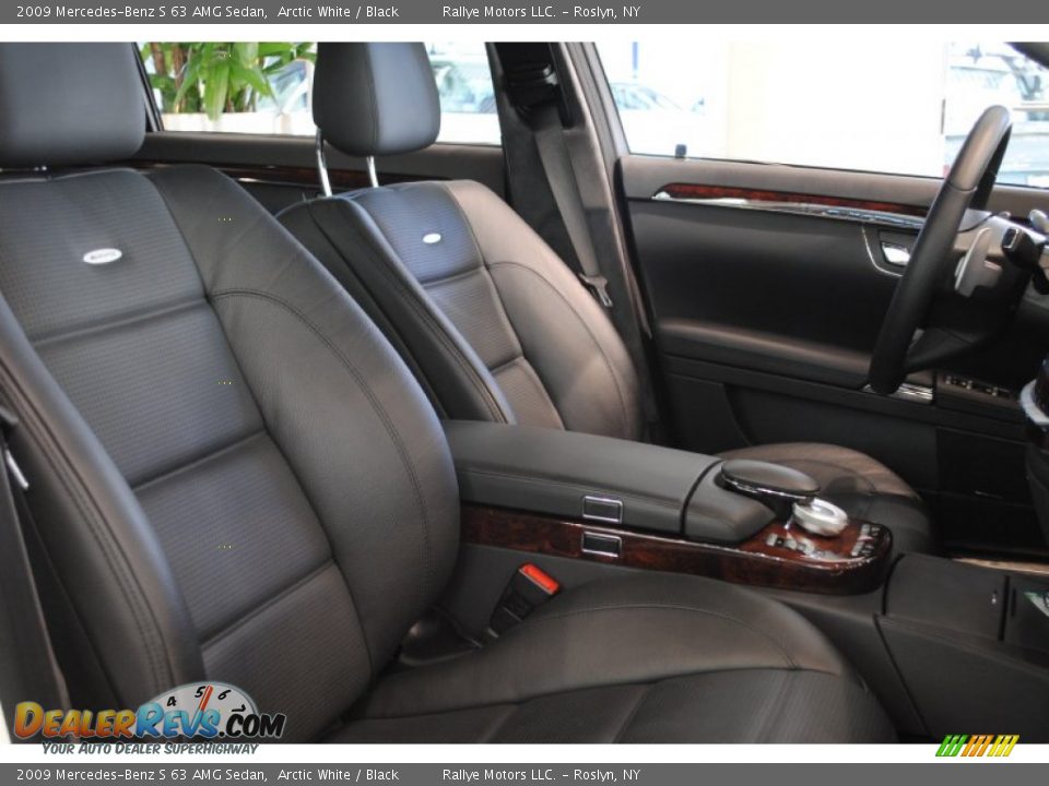 2009 Mercedes-Benz S 63 AMG Sedan Arctic White / Black Photo #9